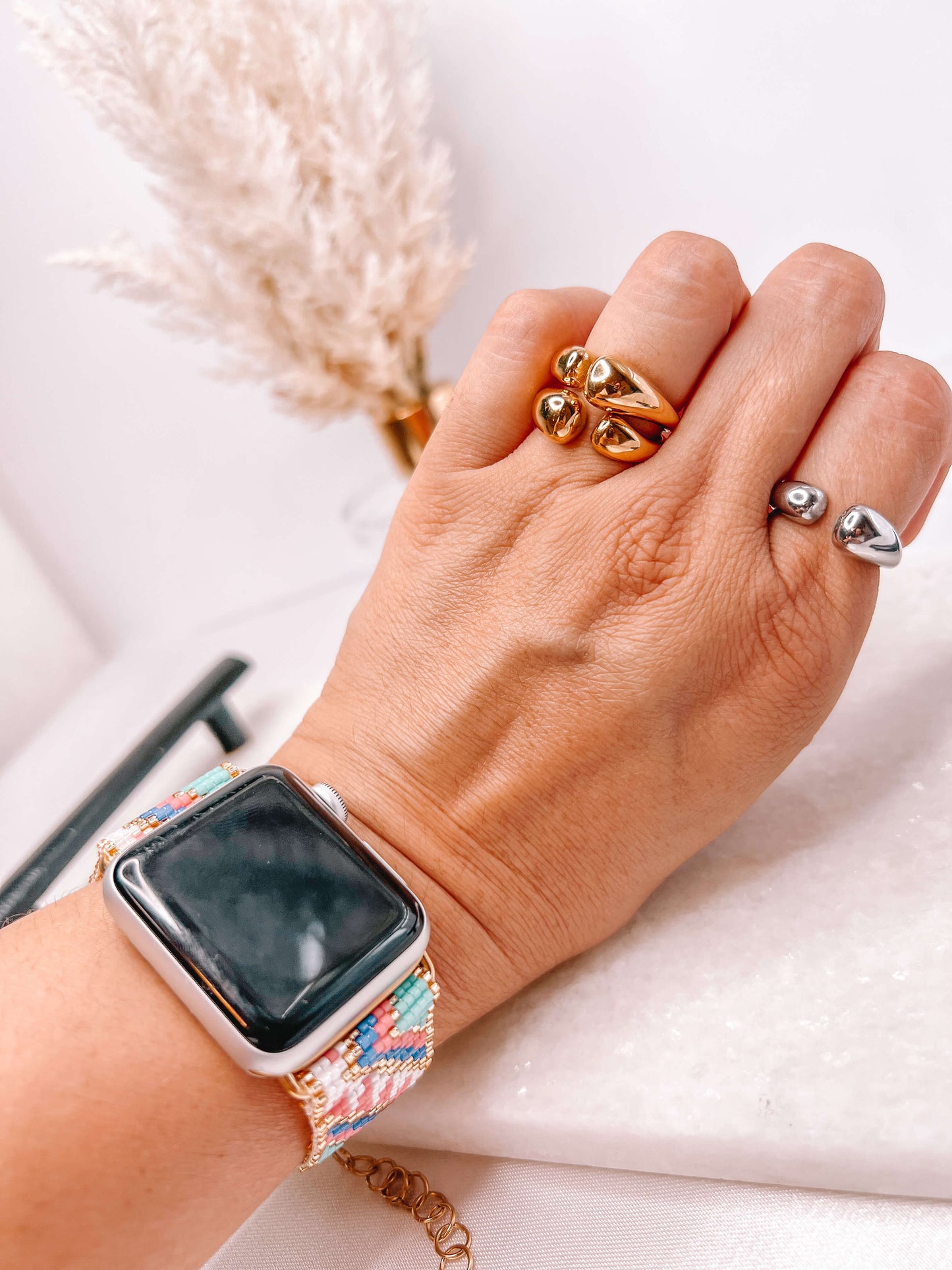 Miyuki Clasp Watch Band