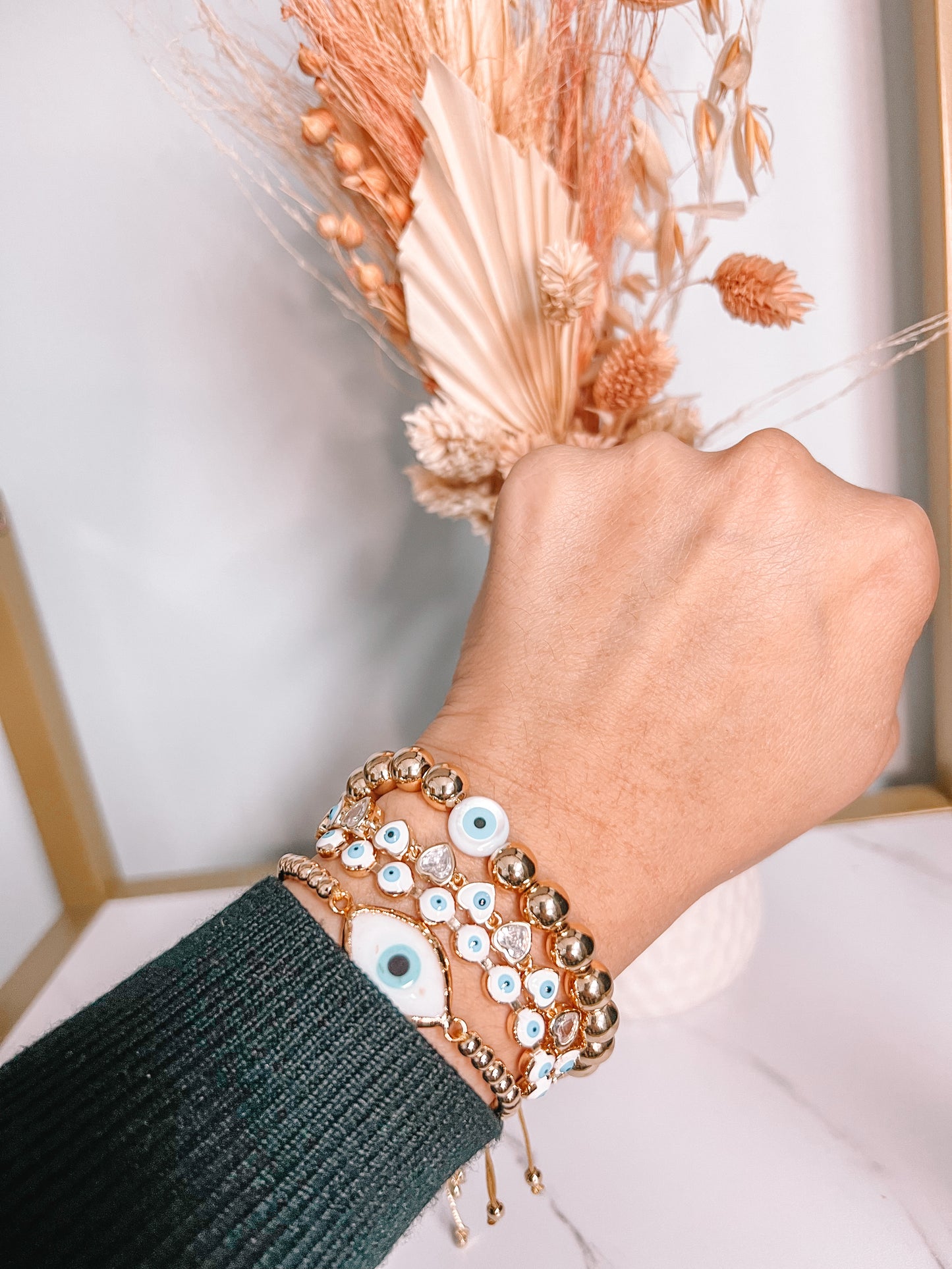 Small Evil Eye Bracelet.