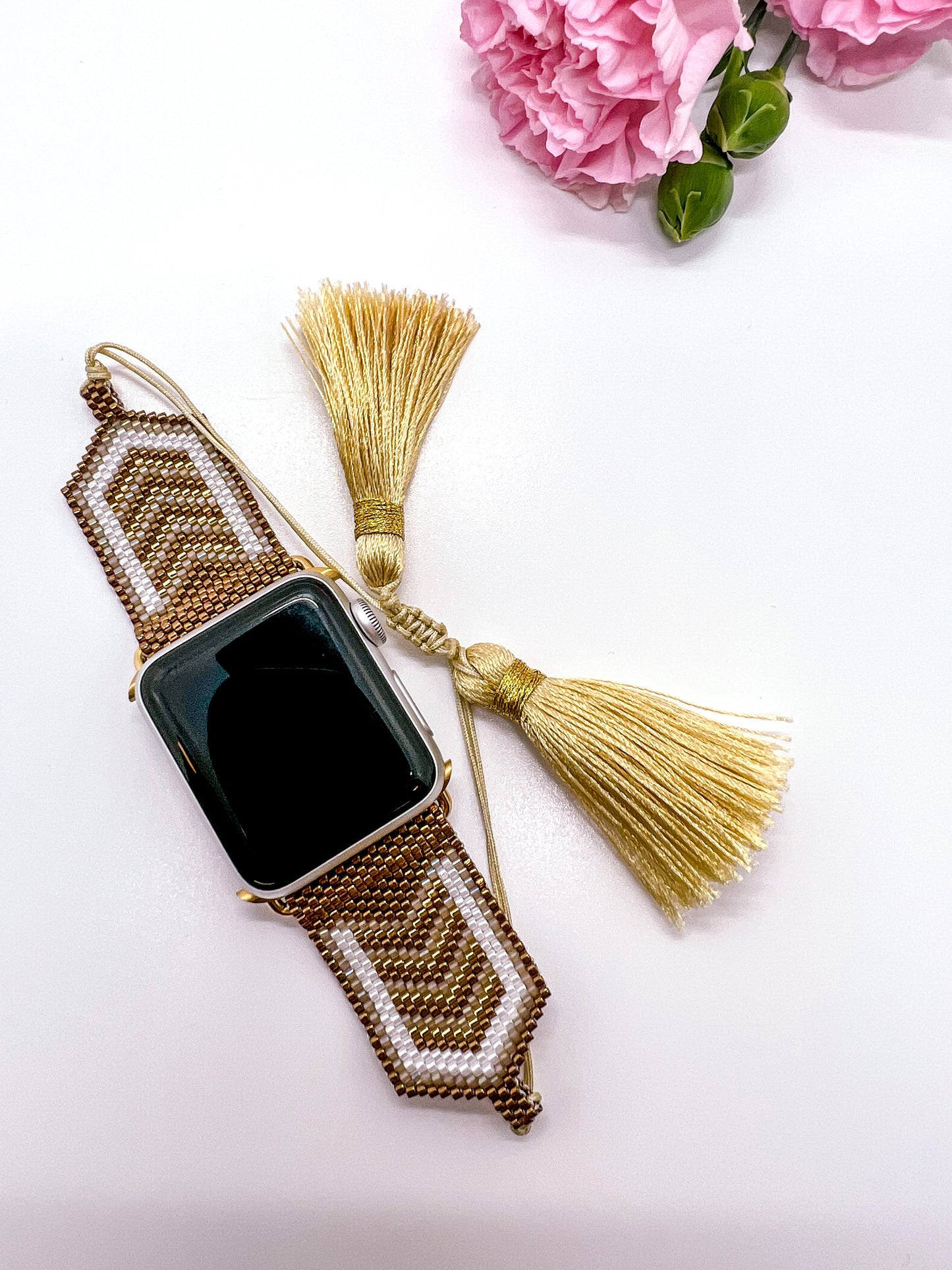 Azteca / Miyuki Watch Band