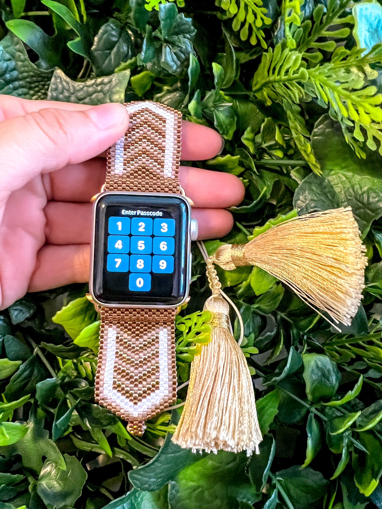 Azteca / Miyuki Watch Band