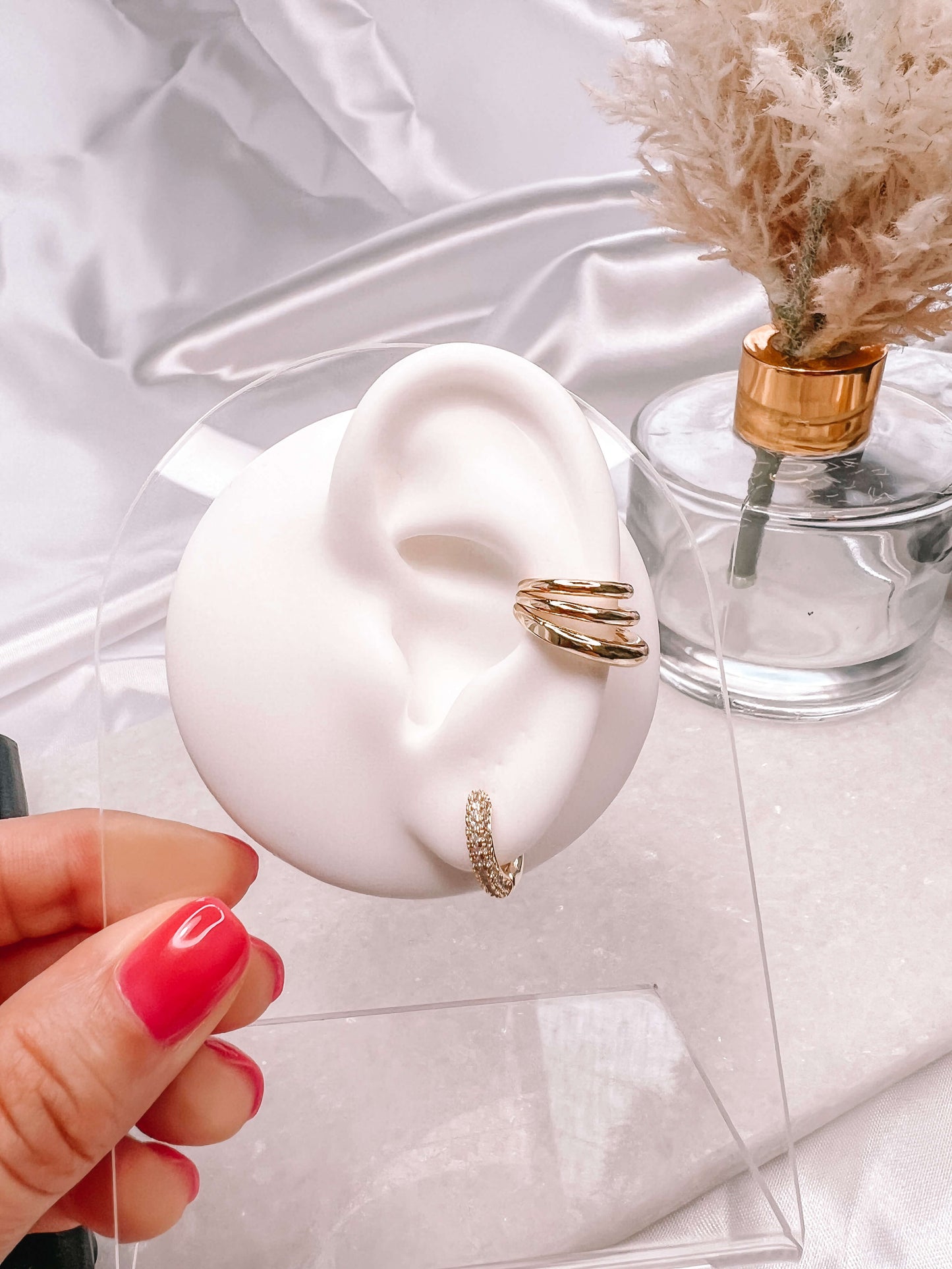 Three rings style Ear Cuff